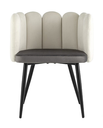 Кресло Карнавал NEW велюр бежевый/темно-серый Кресло Карнавал NEW велюр бежевый/темно-серый